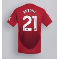 Maglia Calcio Manchester United Antony #21 Prima Divisa 2024-25 Manica Corta